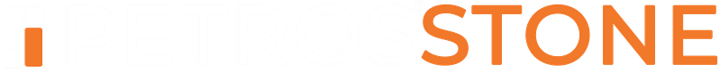 Petros® Stone logo white