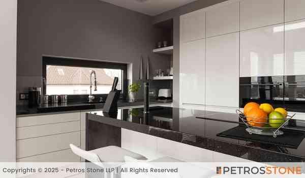 Black Galaxy Quartz Stone Slab 3 Black Galaxy Quartz Countertop
