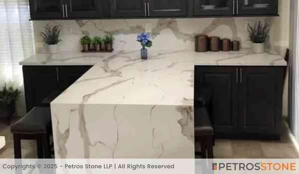 Calacatta Gold Quartz Stone Slab 4 Calacatta Gold Quartz Countertop