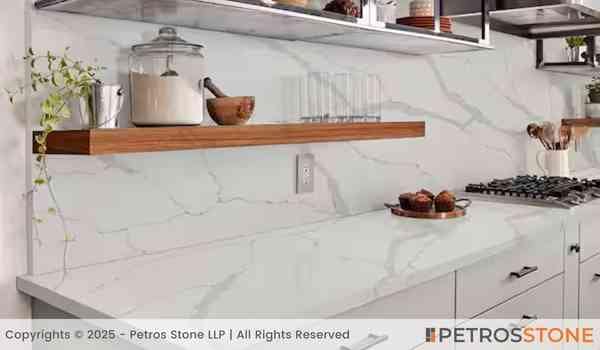 Calacatta Idillio Quartz Stone Slab 4 Calacatta Idillio Quartz Backsplash