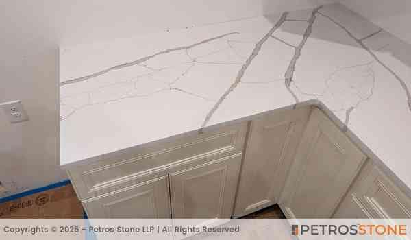 Calacatta Michelangelo Quartz Stone Slab 3 Calacatta Michelangelo Quartz Countertop