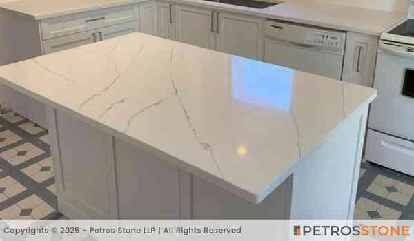 Calacatta Prado Quartz Stone Slab 5 Calacatta Ultra Quartz Table
