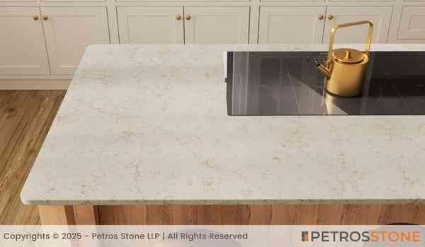 Carrara Gold Quartz Stone Slab 3 Carrara Gold Quartz Countertop