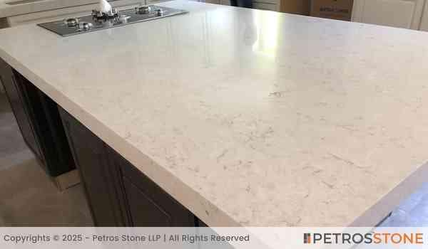 Carrara Mist Quartz Stone Slab 3 Carrara Mist Quartz Countertop