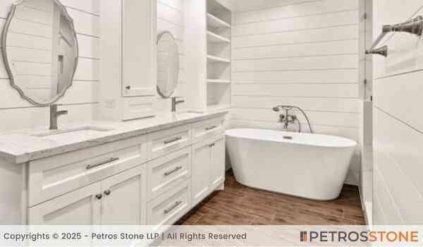 Carrara Mist Quartz Stone Slab 4 Carrara Mist Quartz Vanity