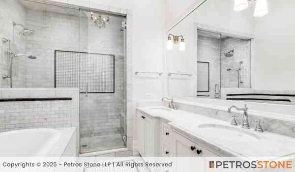 Carrara White Quartz Stone Slab 5 Carrara White Quartz Bathroom