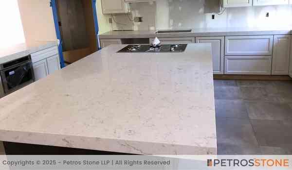 Carrara White Quartz Stone Slab 4 Carrara White Quartz Vanity