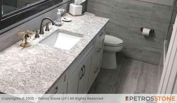 Multicolour Granito Quartz Stone Slab 5 Multicolour Granito Quartz Vanity