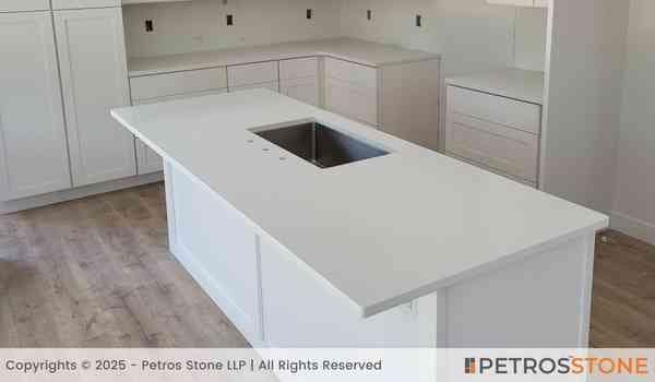 Pure White Quartz Stone Slab 3 Pure White Quartz Countertop