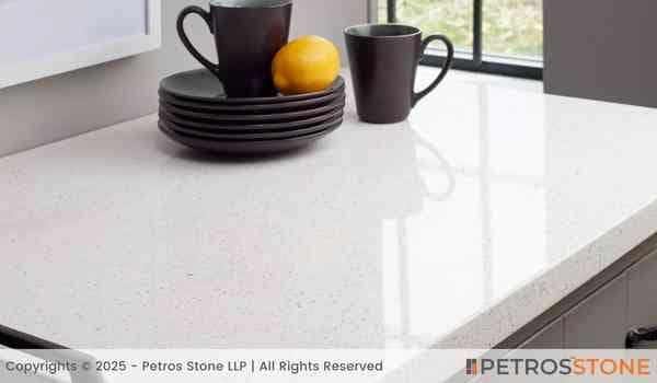 Sparkle White Quartz Stone Slab 4 Sparkle White Quartz Tabletop