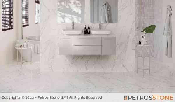 Statuario Quartz Stone Slab 4 Statuario Quartz Wall Cladding