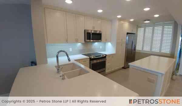 Vanilla Ice Quartz Stone Slab 4 Vanilla Ice Quartz Countertop